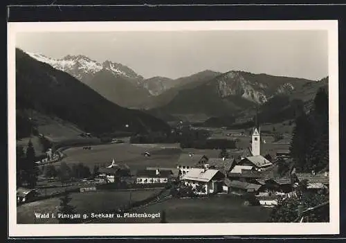 AK Wald i. Pinzgau, Panorama g. Seekaar und Plattenkogel