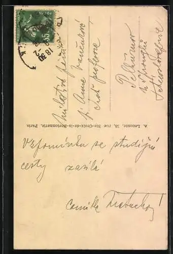 AK Paris, La Tour Eiffel, Eiffelturm