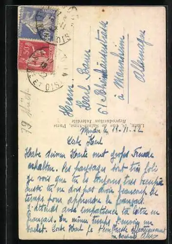 AK Paris, La Tour Eiffel, Eiffelturm