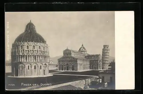 AK Pisa, La Torre Pendente, Der schiefe Turm von Pisa, Piazza del Duomo