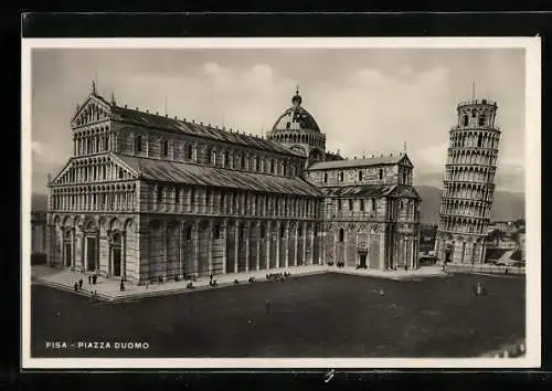 AK Pisa, La Torre Pendente, Der schiefe Turm von Pisa, Piazza Duomo