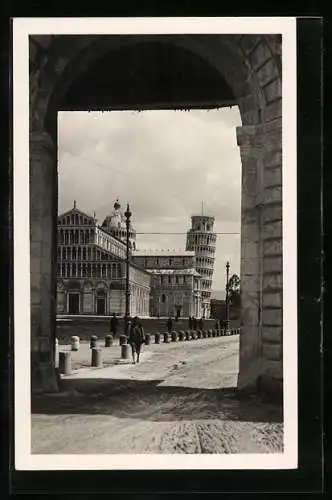 AK Pisa, La Torre Pendente, Der schiefe Turm von Pisa, Piazza del duomo