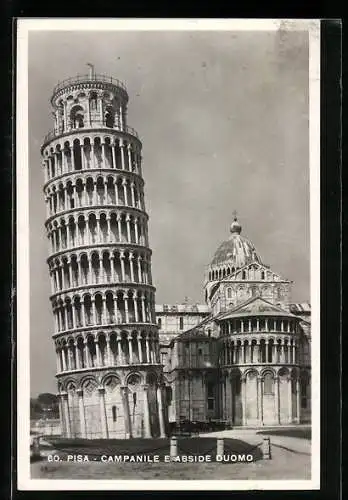 AK Pisa, La Torre Pendente, Der schiefe Turm von Pisa, Campanile e Abside Duomo