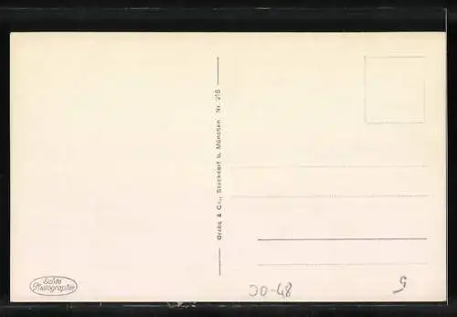 AK München, Sie werden auferstehen, Kriegerdenkmal