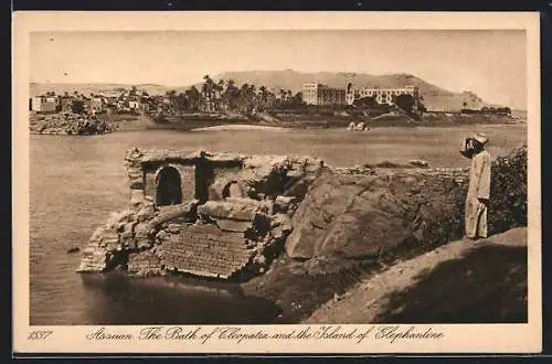 AK Assuan, The Bath of Cleopatra and the Island of Elephantine