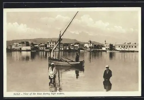 AK Suez, View of the toun during high waters