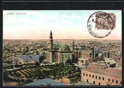 AK Cairo, Panoramaansicht