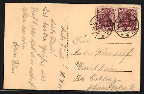 AK Kehl a. Rh., Partie in der Hauptstrasse