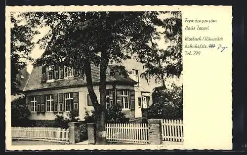 AK Morbach /Hunsrück, Fremdenpension Haus Terwei, Bahnhofstrasse