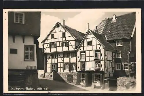 AK Mülheim /Ruhr, Partie in der Altstadt