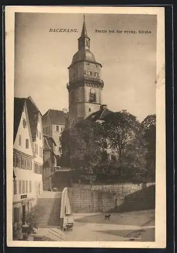 AK Backnang, Partie bei der ev. Kirche