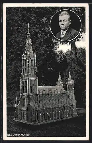 AK Modellbau Ulmer Münster von Paul Gansen