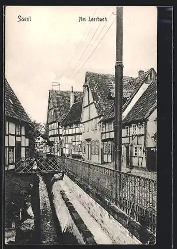 AK Soest, Am Loerbach, Ortspartie