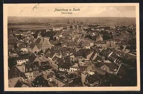 AK Naumburg a. Saale, Panorama von oben