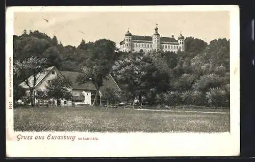 AK Eurasburg /Isarthal, Anwesen und Burg