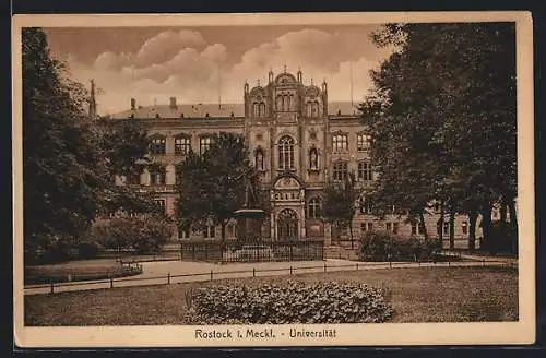 AK Rostock, Blick zur Universität