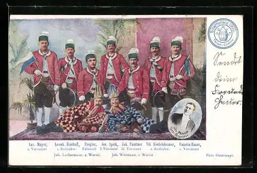 AK Schäfflertanz, Tänzergruppe