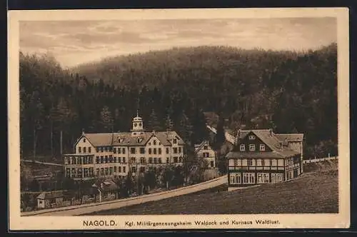AK Nagold, Militärgenesungsheim Waldeck und Kurhaus Waldlust