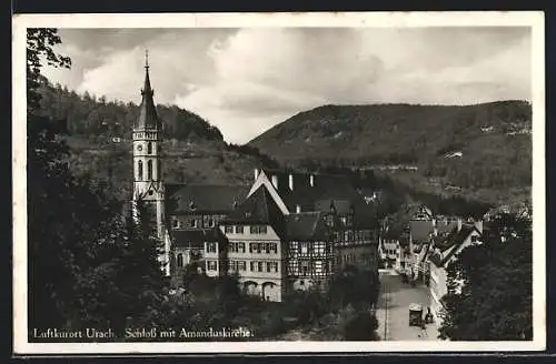 AK Urach, Schloss mit Amanduskirche