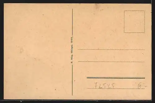 AK Münsingen, Gesamtansicht mit Blick auf das Neue Barackenlager