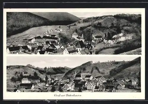 AK Buttenhausen, Ansichten der Ortschaft