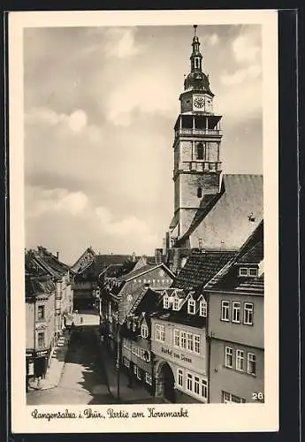 AK Langensalza i. Thür., Partie am Kornmarkt