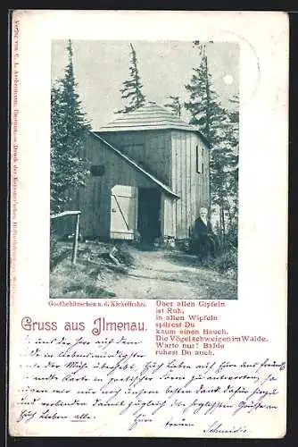 AK Ilmenau, Goethehäuschen an der Kickelhahn