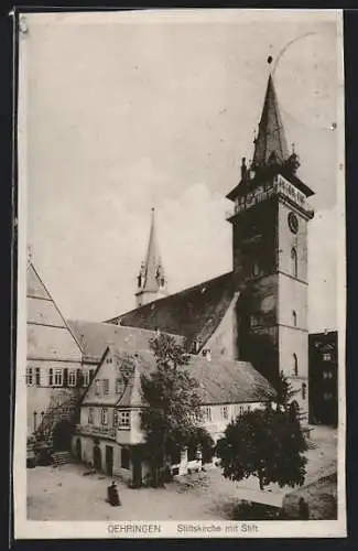 AK Oehringen, Stiftskirche mit Stift
