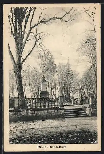 AK Rinteln, Denkmal im Stadtpark