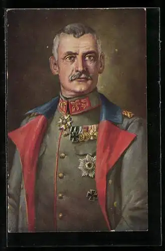 AK Kronprinz Rupprecht von Bayern als Feldherr