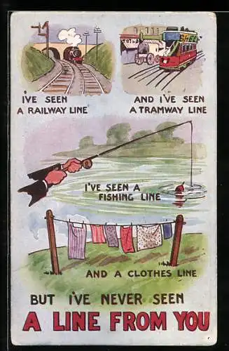 AK Fishing Line, Railway Line, Clothes Lines But I`ve never seen a line from you Schreibfaul