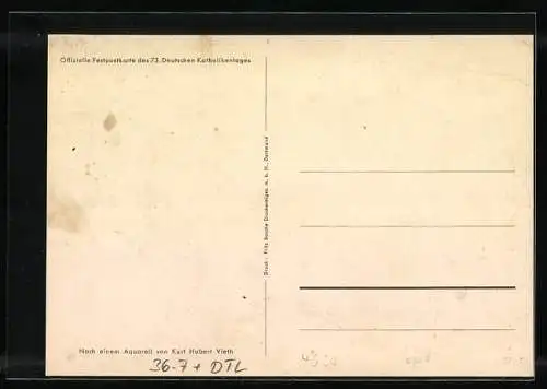 AK Bochum, 73. Deutscher Katholikentag 1949, Festgelände