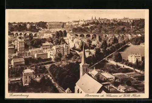 AK Luxembourg, Panorama de Clausen et Ville Haute