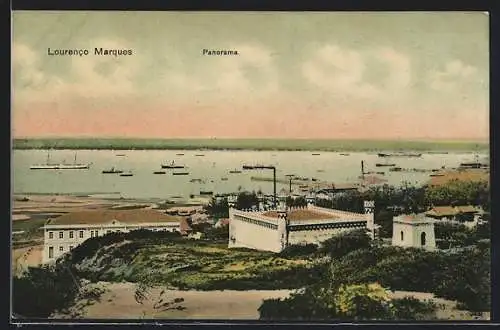 AK Lourenco Marques, Blick auf den Hafen