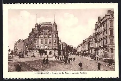AK Luxembourg, Avenue de la Gare et Avenue Adolphe