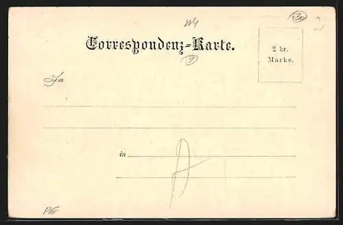 Lithographie Wien, Hofburg, Neues Burgthor und Michaelerkirche