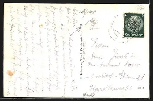 AK Warth-Hassbach, Teilansicht mit Kirche