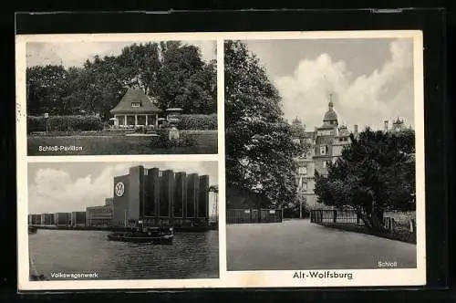 AK Wolfsburg / VW-Werk, Schloss, VW-Werk