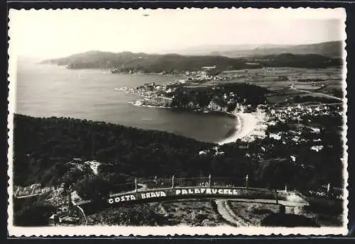 AK Palafrucell /Costa Brava, Panorama mit Brücke
