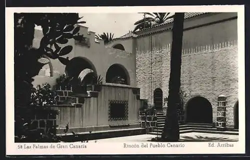 AK Las Palmas de Grand Canaria, Rincón del Pueblo Canario
