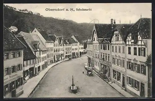 AK Oberndorf / Neckar, Schuhmarkt
