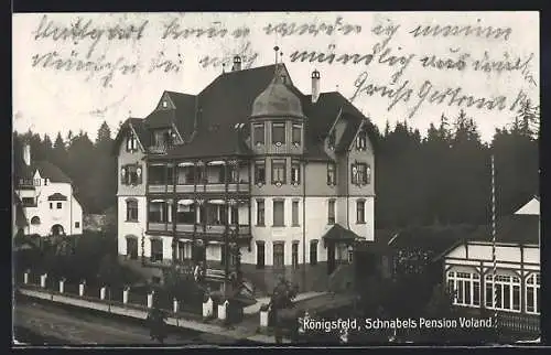 AK Königsfeld / Baden, Schnabels Pension Voland