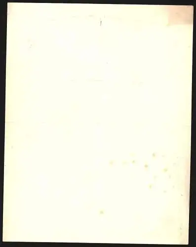 Rechnung Adelebsen 1916, Wilh. Thies, Holzdrechslerei, Geprägte Szene mit Hermes und Handelswaren