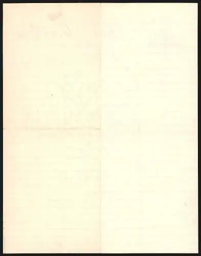 Rechnung St. Etienne 1902, Roch Randon, Quincaillerie, Articles de Ménage, 5 Rue du Grand-Molin, Ein Dreimaster