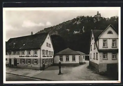 AK Honau / Württ., Gasthof zum Rössle von St. Tröster