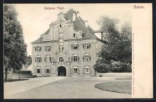 AK Salem / Baden, Partie am Unteren Tor