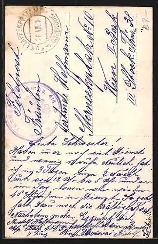 AK Belgrad, Fürst Michael Monument, Reiterdenkmal