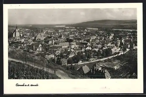 AK Krems a. d. Donau, Totalansicht aus der Vogelschau