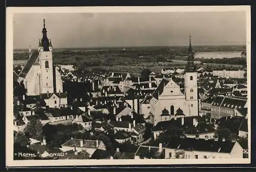 AK Krems a. d. Donau, Teilansicht von oben