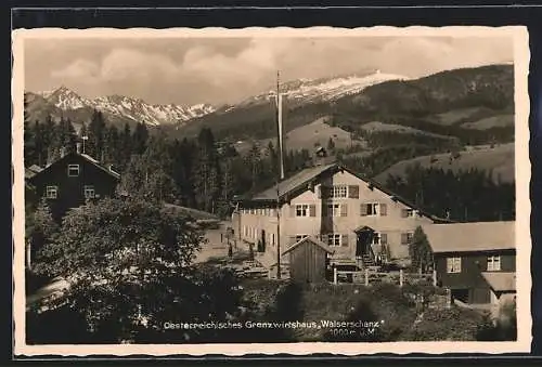 AK Riezlern, Österreichisches Grenzwirtshaus Walserschanz